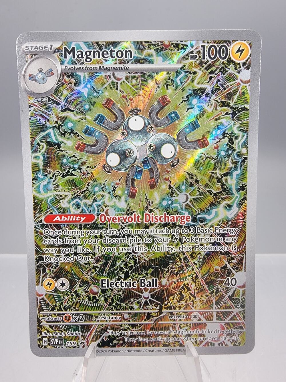 Magneton SVP 159 Pokémon TCG Surging Sparks ETB Black Star Promo